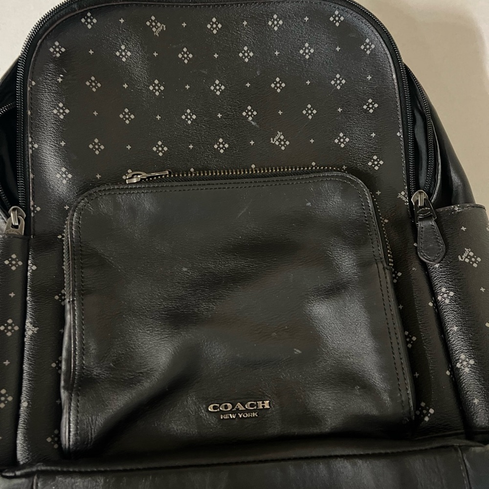 Coach Black Backpack